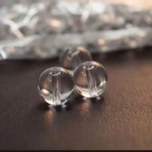 14mm Round Crystal Plain